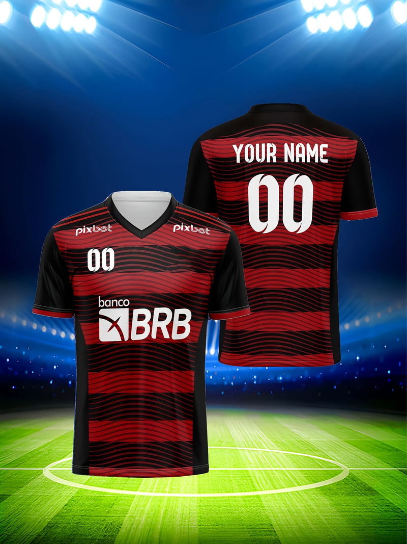Camiseta flamengo personalizada 2025