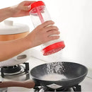 ➡️ Peneira para Tapioca, Farinha e Açúcar – Utensílio de Cozinha em Aço Inox e Plástico Reforçado, Fino e Multifuncional – Ideal para Confeitaria e Café