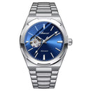 Relógio de pulso mecânico masculino , relógio esportivo à prova d'água de aço inoxidável