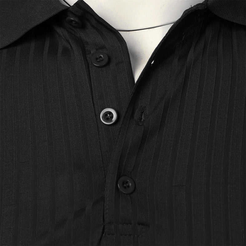 Camisa polo masculina de manga curta, elástica, para corrida, fitness, verão, com base de malha fina