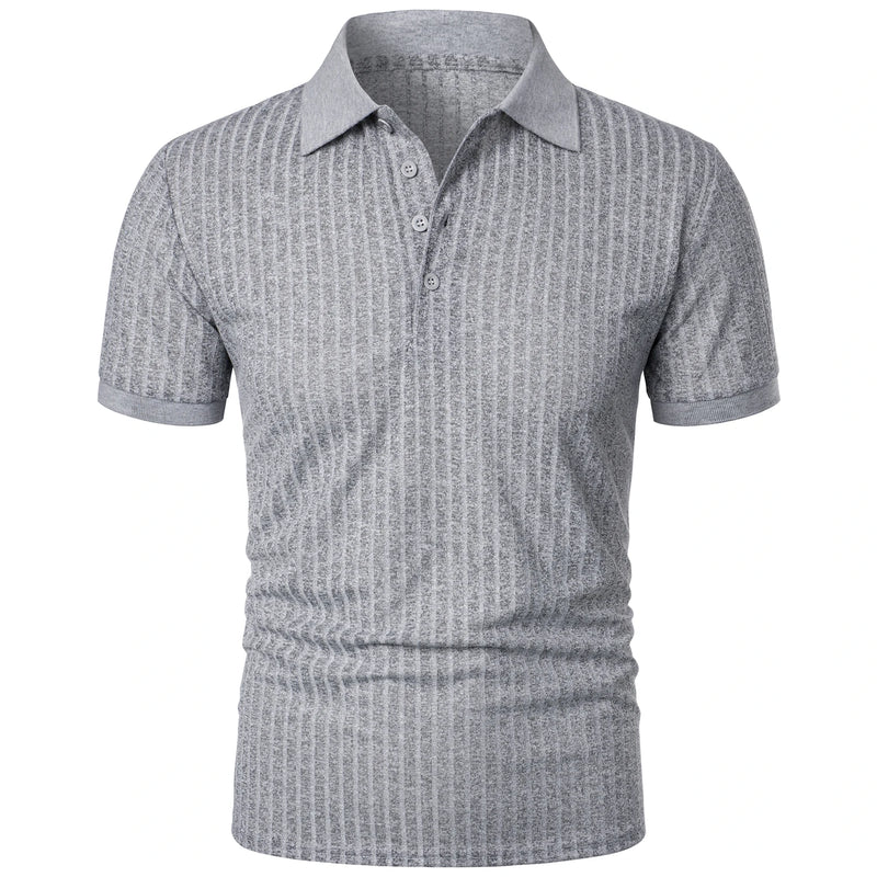Camisa polo masculina de manga curta, elástica, para corrida, fitness, verão, com base de malha fina