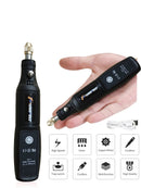 Mini furadeira elétrica sem fio USB Mini furadeira portátil Ferramenta rotativa Caneta de gravação para marcenaria Ferramentas Dremel para joias Metal Vidro