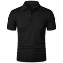 Camisa polo masculina de manga curta, elástica, para corrida, fitness, verão, com base de malha fina