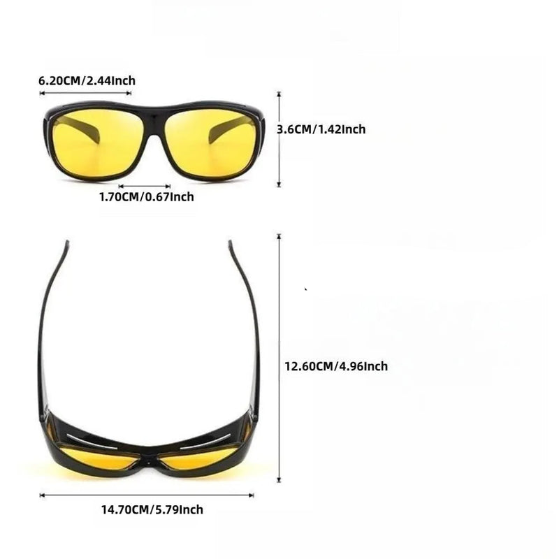 Óculos de proteção para motoristas KKJOY, acessórios internos, equipamentos de proteção, óculos de sol, óculos de visão noturna, óculos de direção antirreflexo, 2025, NOVO