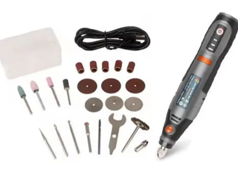 Mini furadeira elétrica sem fio USB Mini furadeira portátil Ferramenta rotativa Caneta de gravação para marcenaria Ferramentas Dremel para joias Metal Vidro