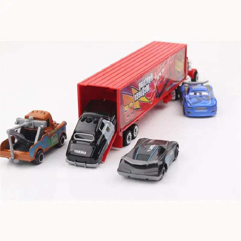 Disney Pixar Car 3 Relâmpago Mcqueen Tio Caminhão Jackson Storm 1:55 Diecast Pvc Modelo de Carro Terno Brinquedos Crianças Menino Festival Presente para Crianças
