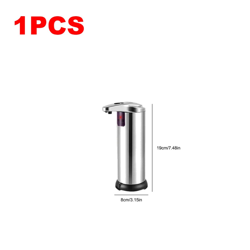 1/2 peças dispensador automático de sabonete sem toque mãos livres dispensador automático de sabonete líquido inteligente recipiente acessórios de banheiro