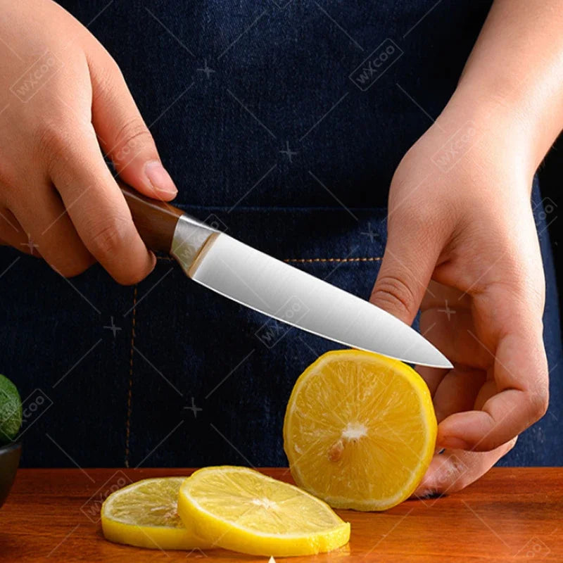 Facas de cozinha  profissionais, aço inoxidável, filé de peixe, fatiador de carne, faca de chef, utensílios de cozinha