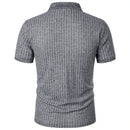 Camisa polo masculina de manga curta, elástica, para corrida, fitness, verão, com base de malha fina