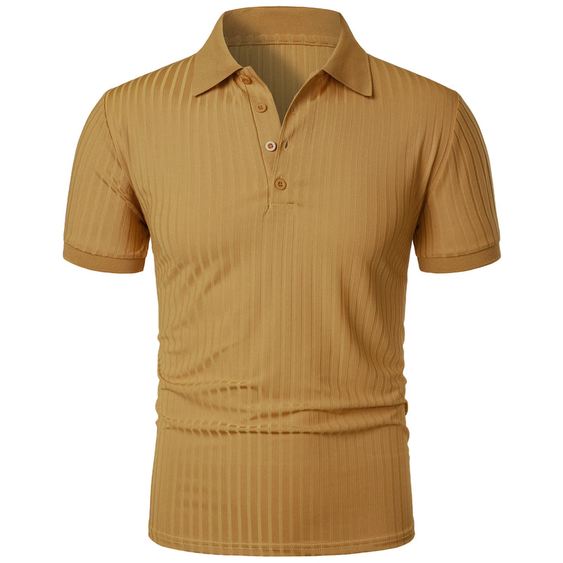 Camisa polo masculina de manga curta, elástica, para corrida, fitness, verão, com base de malha fina