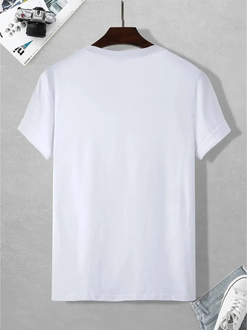 Camiseta masculina milano 100 algodão, moderna, casual, solta, plus size,