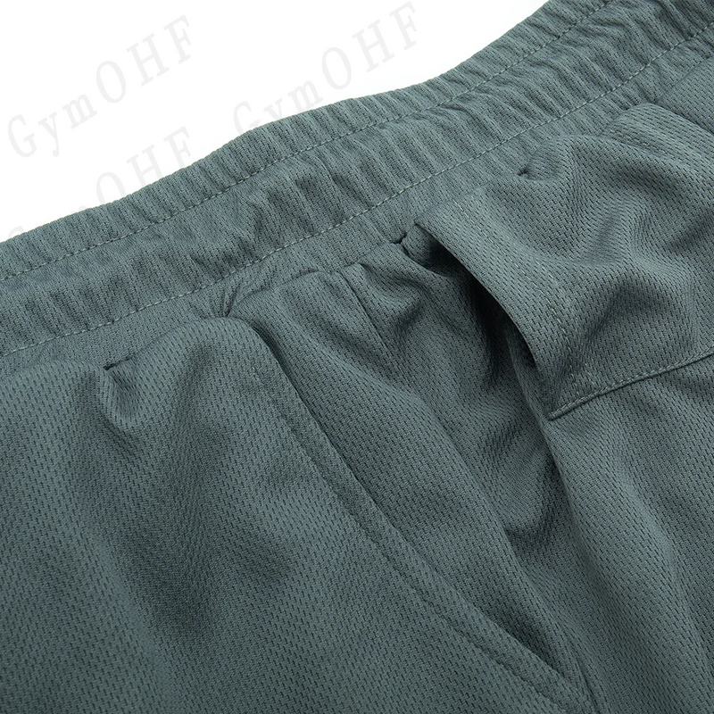 Shorts de corrida Kawasaki 2 em 1 para treino, masculino, para academia, esportivo, com forro de compressão, bolso para celular e alça para toalha