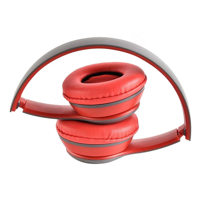 Fone de ouvido estéreo P47 5.0 Bluetooth dobrável, sem fio, esportivo, para jogos, iPhone XiaoMi