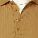 Camisa polo masculina de manga curta, elástica, para corrida, fitness, verão, com base de malha fina