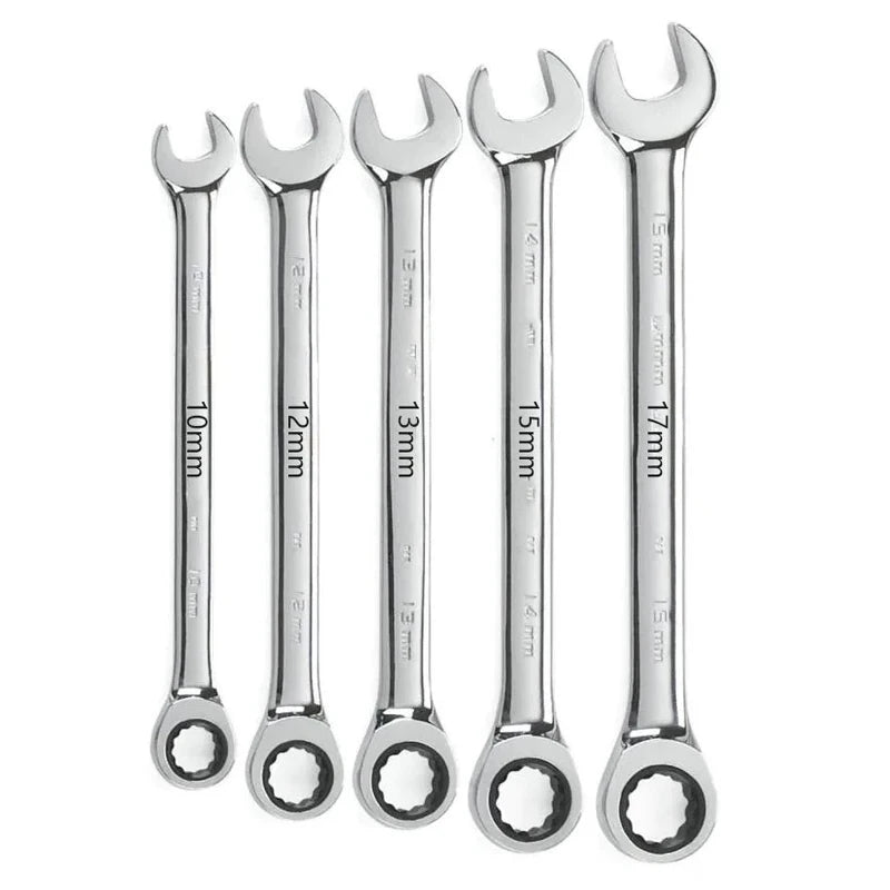 Chaves métricas de catraca, chaves de torque universais para reparo de automóveis, ferramentas manuais