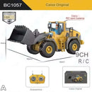 Nova escavadeira RC 2.4G com controle remoto, veículo de engenharia, caminhão de esteira, trator de brinquedo para meninos e crianças