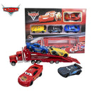 Disney Pixar Car 3 Relâmpago Mcqueen Tio Caminhão Jackson Storm 1:55 Diecast Pvc Modelo de Carro Terno Brinquedos Crianças Menino Festival Presente para Crianças