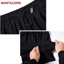 Summer Men's Sport Shorts Cool Sportswear Running Shorts Casual Bottoms Gym Fitness Training Jogging Short Pants Men Black Gray