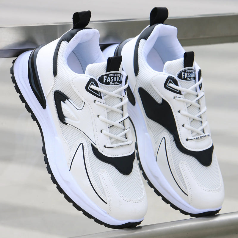 Sapatos casuais masculinos da moda, respiráveis, esportivos, resistentes ao desgaste, tênis para corrida, caminhada ao ar livre, treinamento