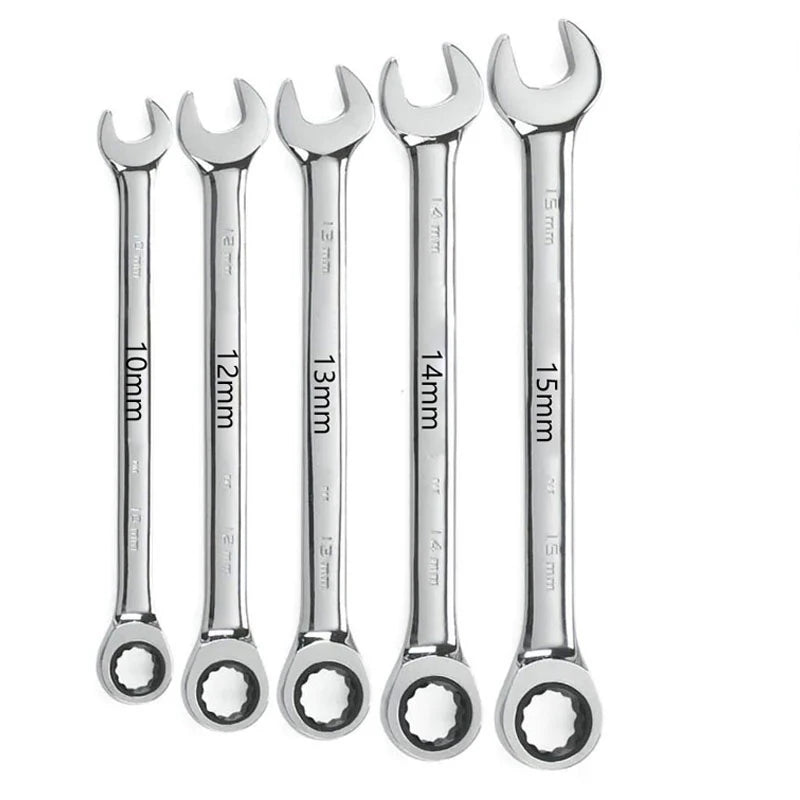 Chaves métricas de catraca, chaves de torque universais para reparo de automóveis, ferramentas manuais