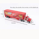 Disney Pixar Car 3 Relâmpago Mcqueen Tio Caminhão Jackson Storm 1:55 Diecast Pvc Modelo de Carro Terno Brinquedos Crianças Menino Festival Presente para Crianças