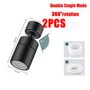 Torneira Universal 360° para Cozinha – Arejador Anti-respingo para Torneira de Banheiro – Bico Giratório com 2 Modos – Borbulhador para Pia de Cozinha