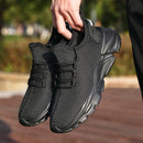 Tênis masculinos 2025, ideais para corrida leve, caminhada ou uso casual, com foco em respirabilidade, leveza, sola antiderrapante e muito conforto: