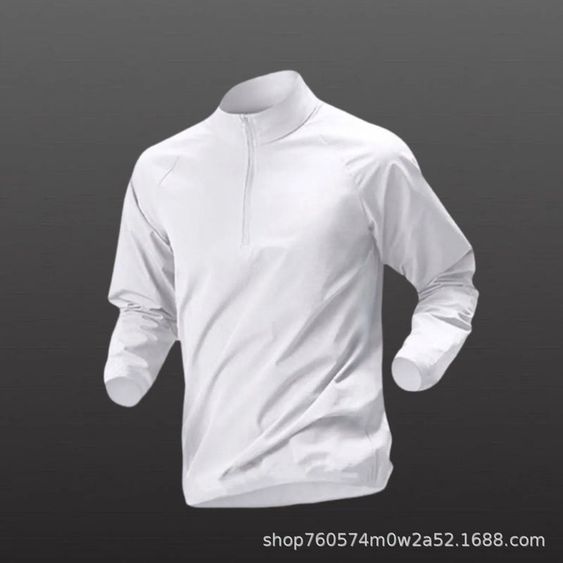 Conjunto de exercícios de secagem rápida masculino de 2 peças, ciclismo, caminhada, pesca, roupa esportiva, corrida, exercício, calças de manga curta com protetor solar