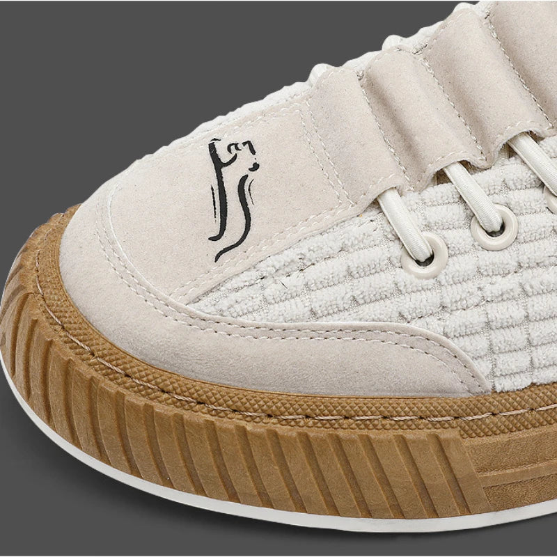 Tênis masculinos de marca, calçados casuais de grife da moda para homens, calçados vulcanizados com plataforma confortável, tênis masculino original novo