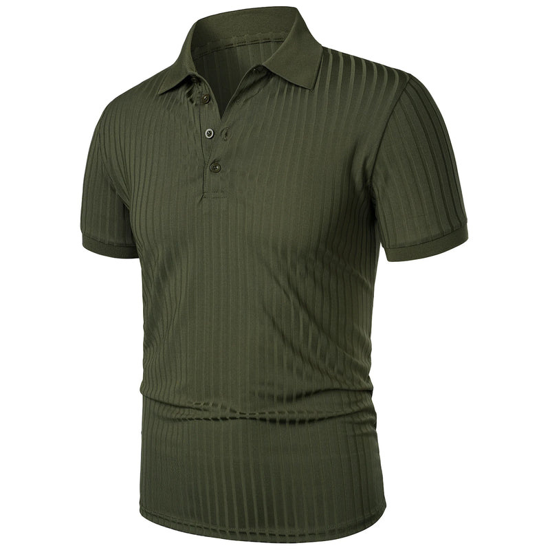 Camisa polo masculina de manga curta, elástica, para corrida, fitness, verão, com base de malha fina