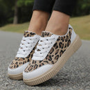 ➡️ Tênis Feminino para Caminhada ao Ar Livre – Estilo Skate – Em Couro PU, Com Cadarço, Respirável – Ideal para Corrida Leve e Uso Casual